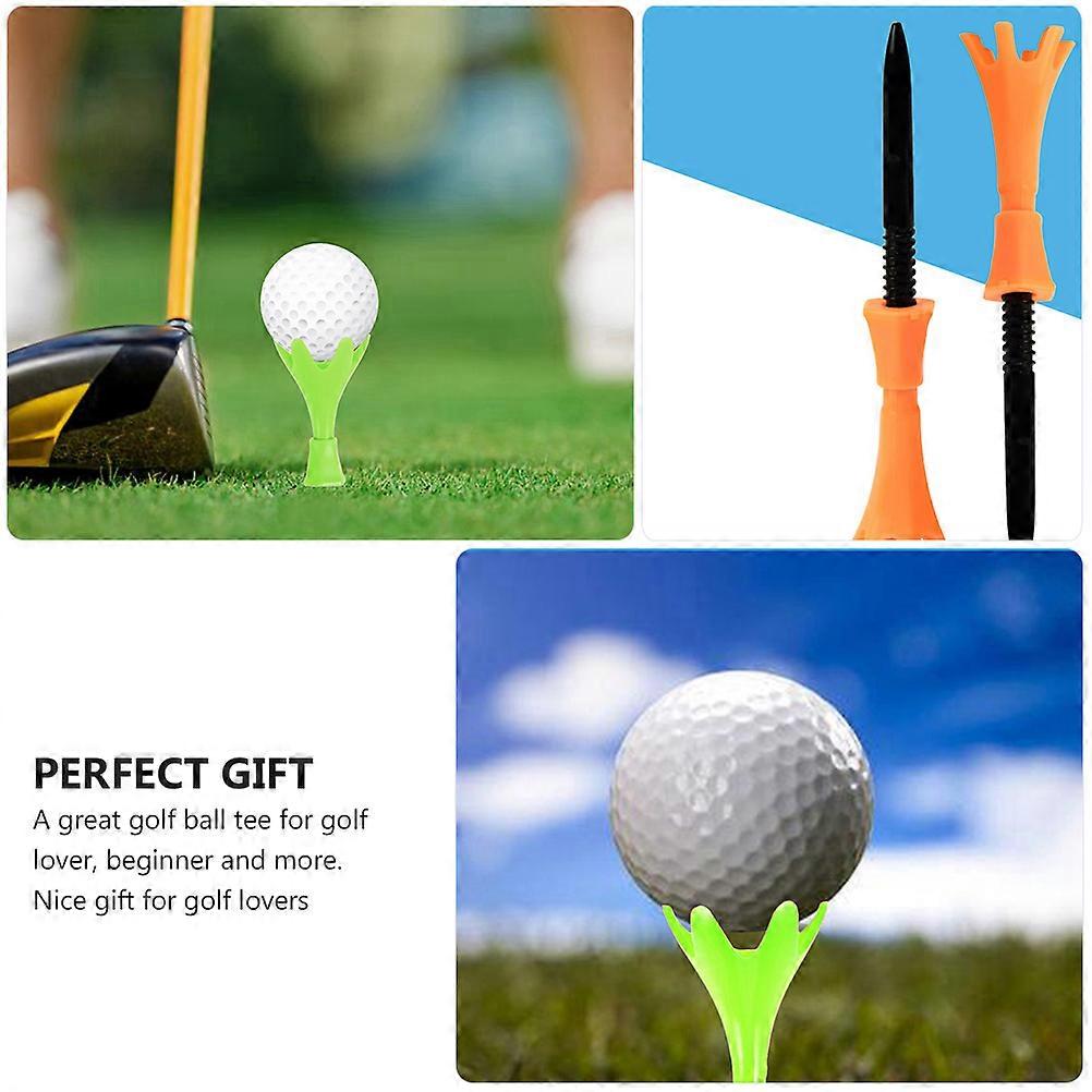 3Pcs Elastic Limit Golf Ball Tee for Training Supplies Assorted Color