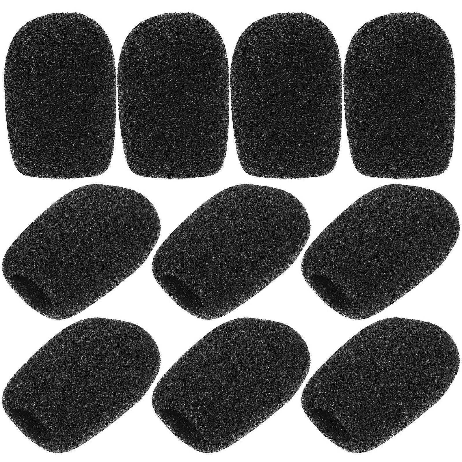 10pcs Microphone Cover Sponge replacement Microphone Windscreen Stage Mic Cover