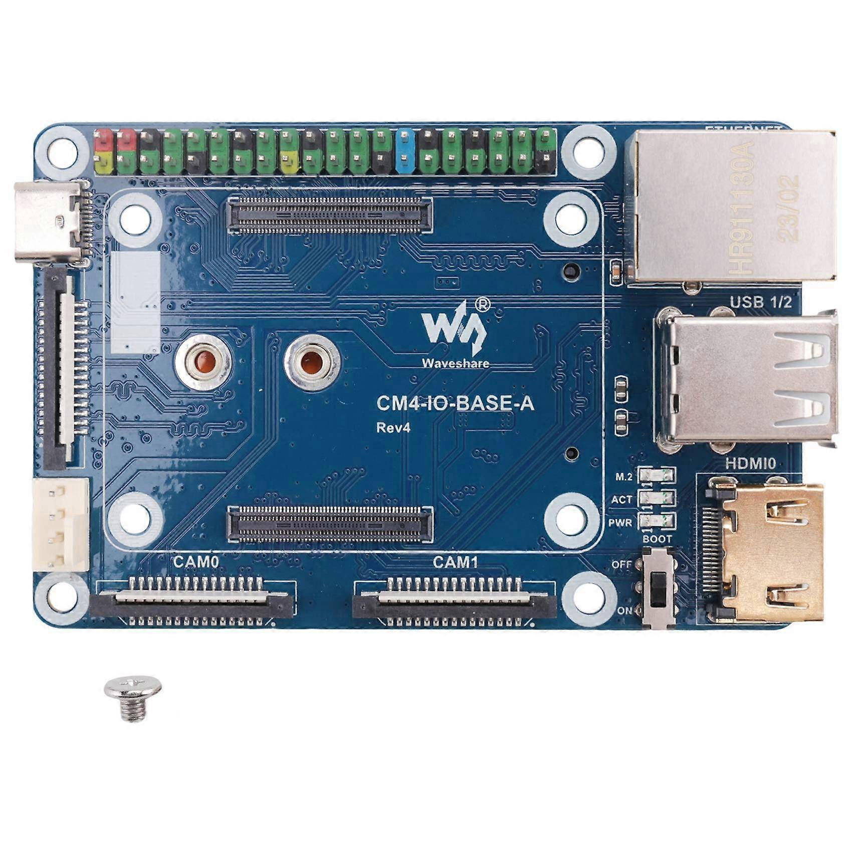 Waveshare CM4 Expansion Board for Raspberry Pi Compute Module 4 Mini Basic Expansion Board Compute Module Core Board