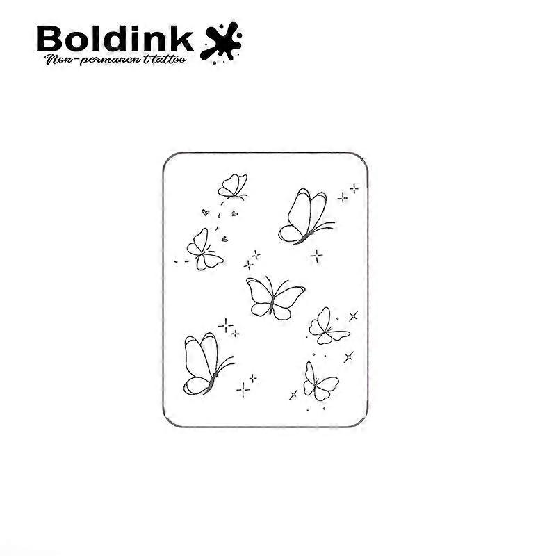 Butterflies Temporary Tattoo,Lasts To 15 Days New Technology Magic Waterproof Semi Permanent Sticker.