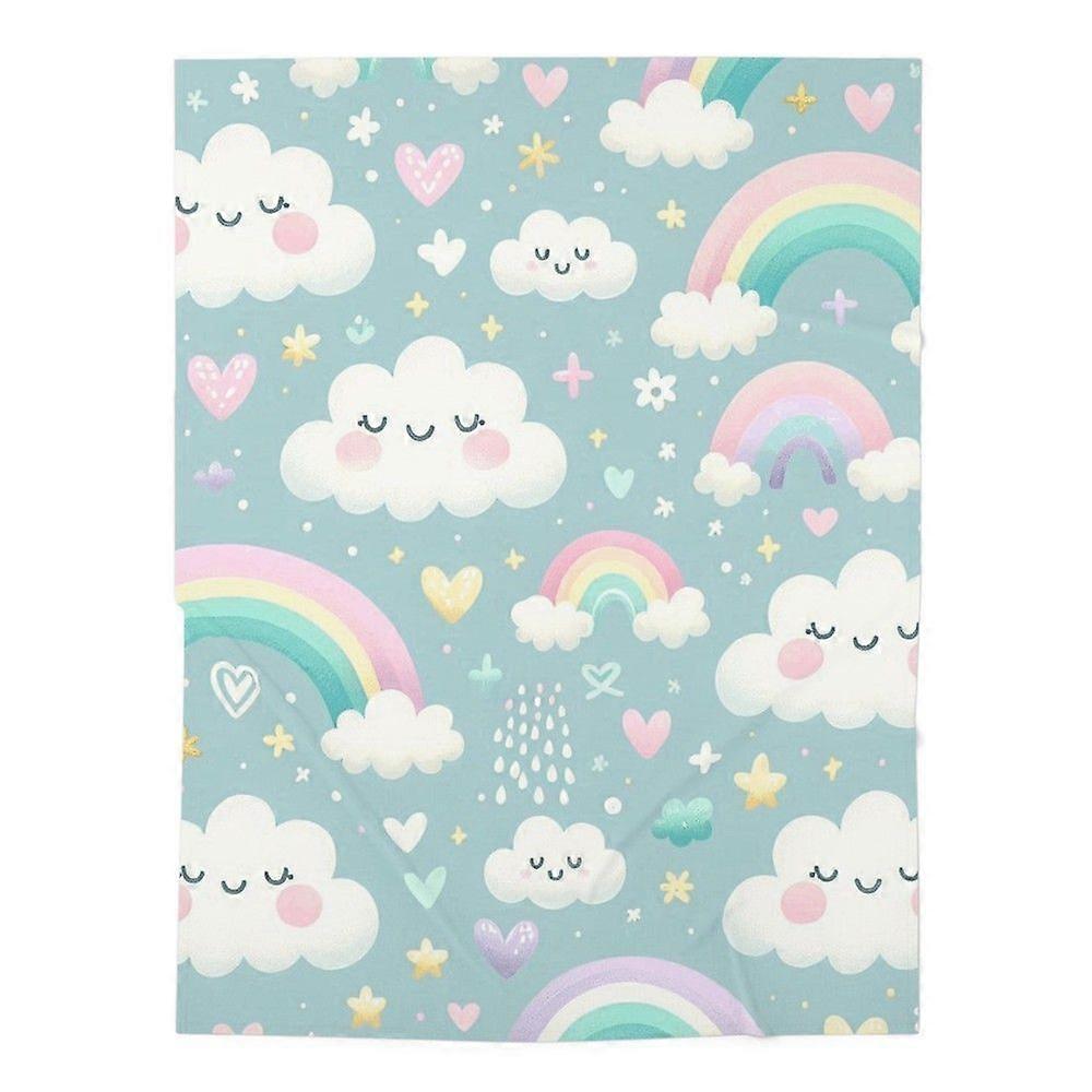 Boy Whimsical Clouds and Rainbows Design 6, GiftGH250