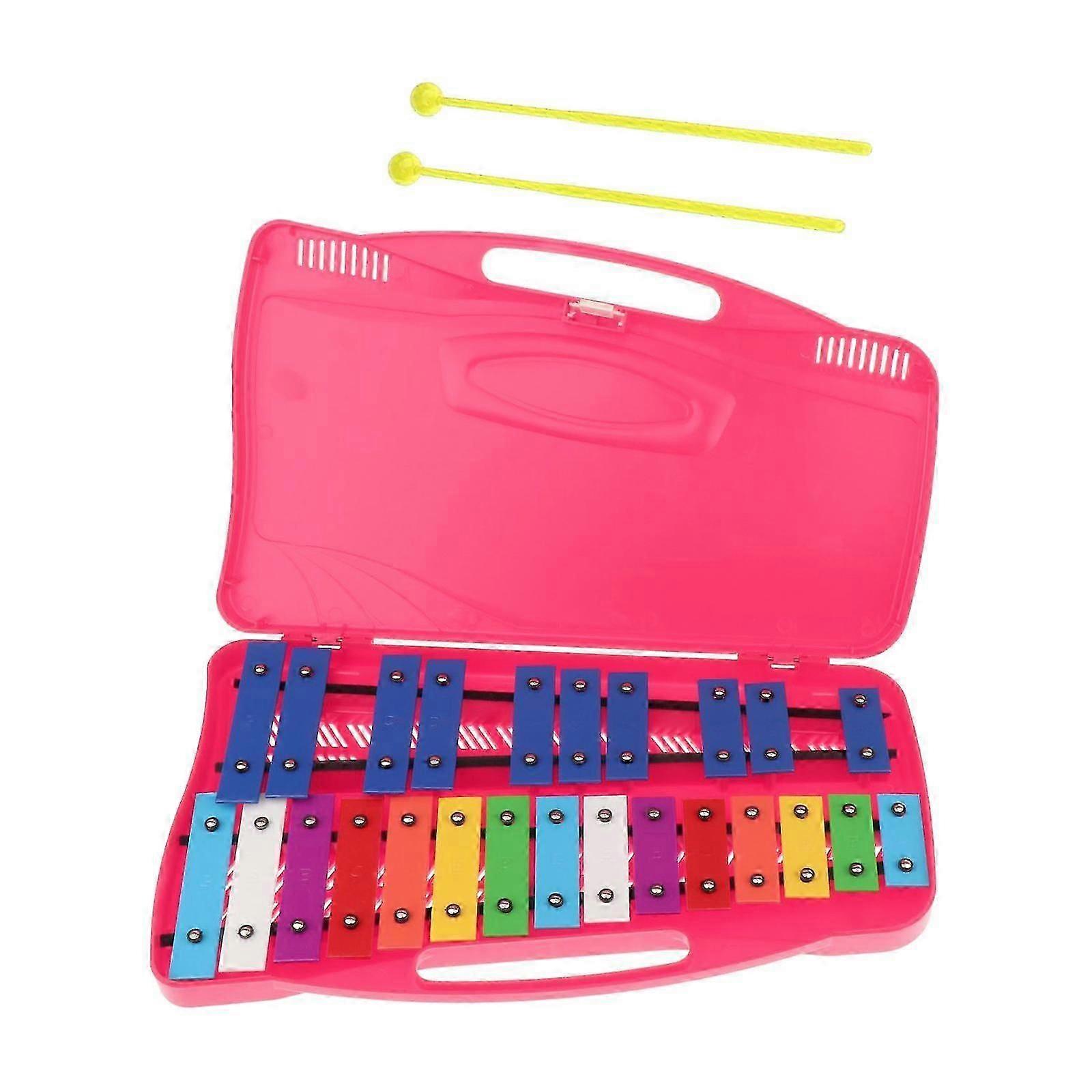 Professional 25 Note Xylophone for Preschool Children Percussion Instruments Red