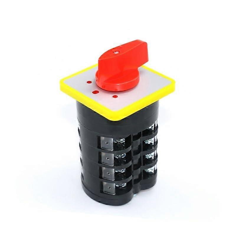 LW5D16 16A 500V 4 Pole Rotary Cam Switch with Three Position Changeover Control