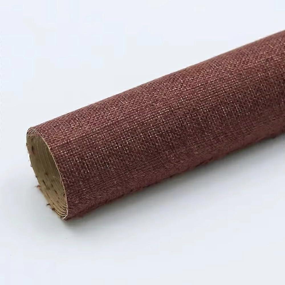 Linen  Patch Coffee 100x145cm Strong Self Adhesive for Sofa Upholstery Quick Fabric Fix