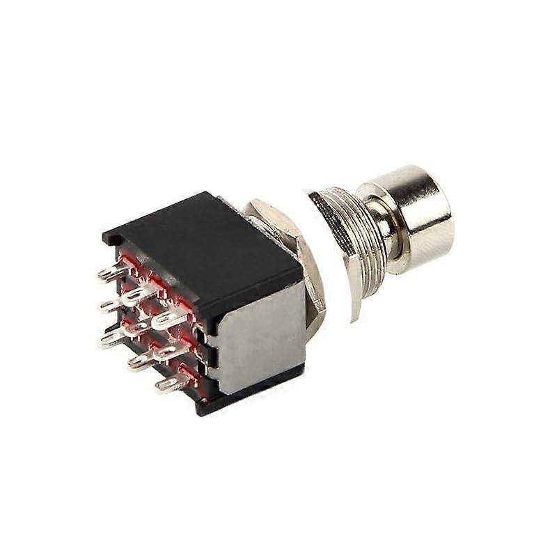 Black 3PDT Guitar Foot Switch for Effects Pedals,  Sensitivity and Quick Mode Switching