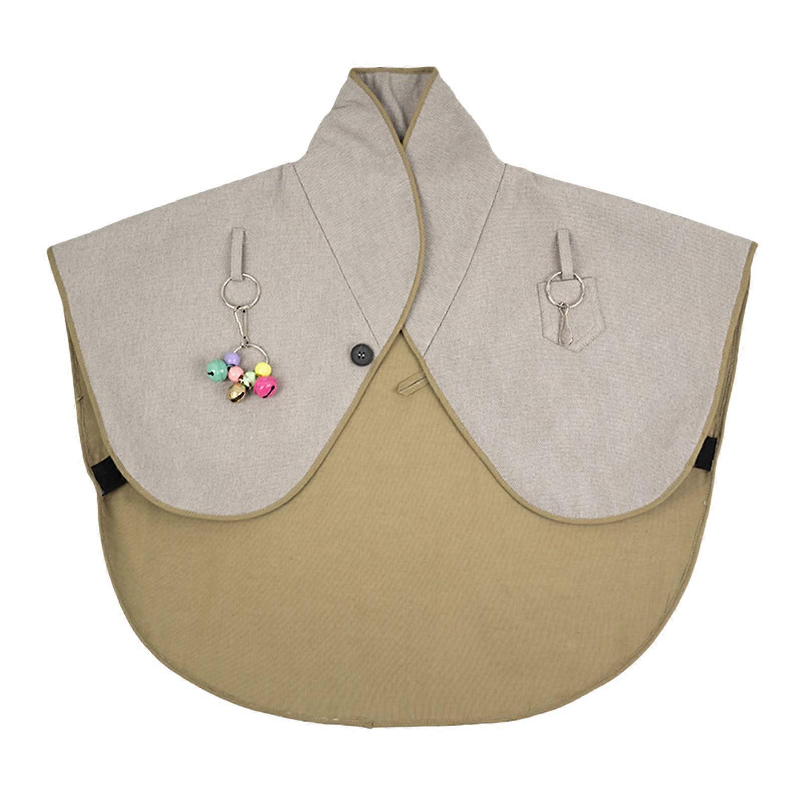 Parrot Shoulder Protector AntiScratch Bird Shoulder Pad for Comfortable Handling with Toy Attachment