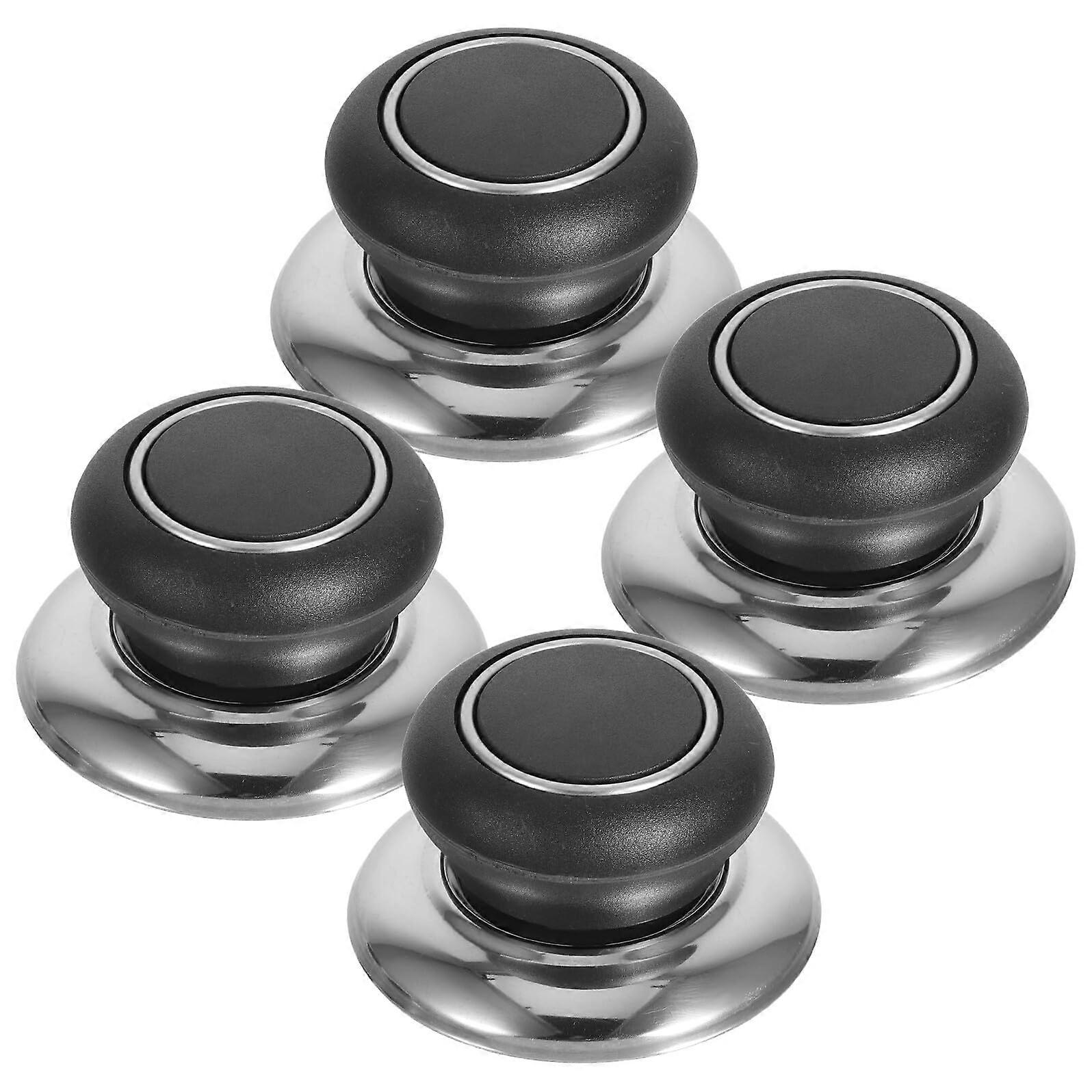 4pcs HeatResistant Pot Lid Knobs Durable Replacement Pan Lid Handles Easy Install for Small Pots
