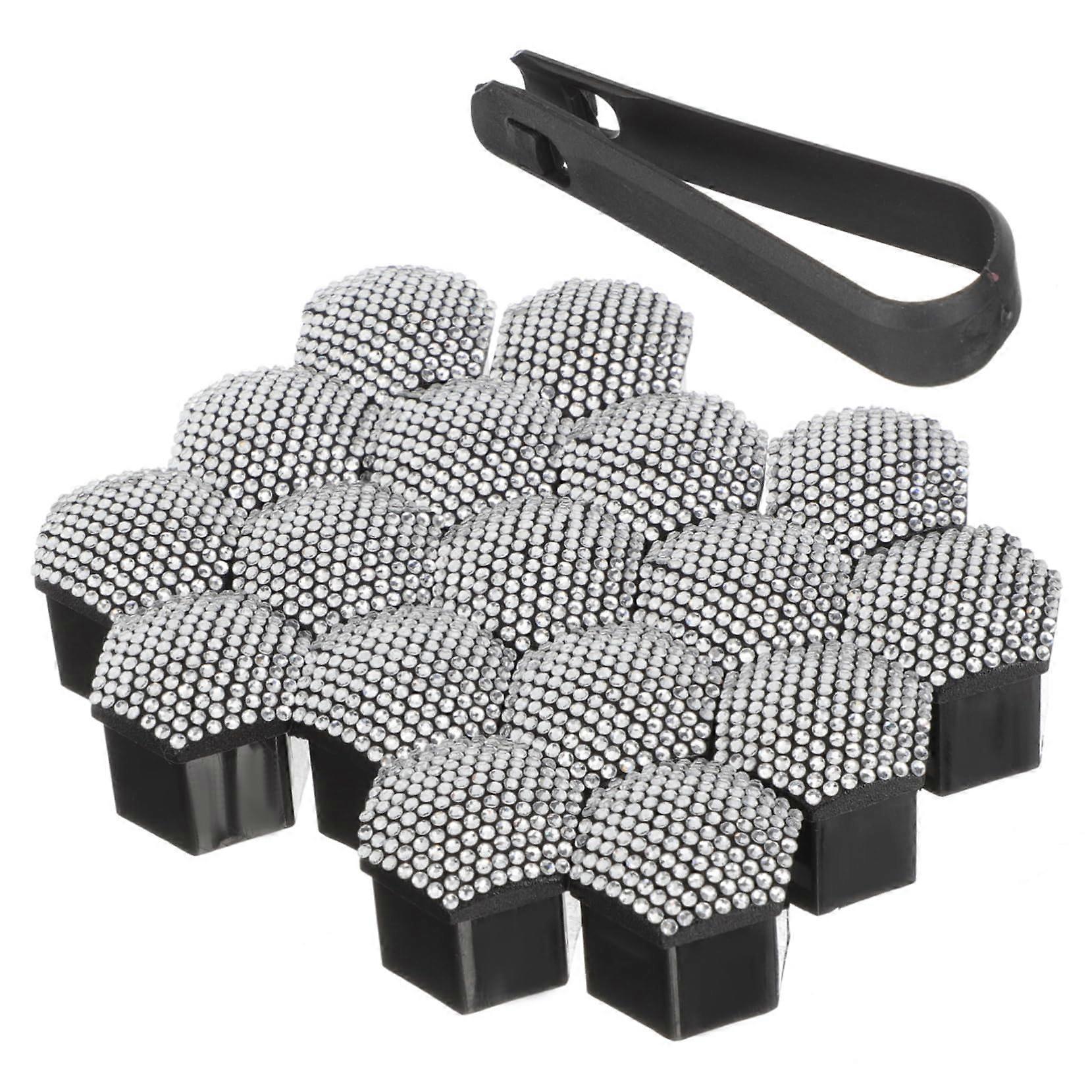 20pcs Lug Nut Covers RustProof Charming Wheel Bolt Caps for Cars Quick Easy Installation