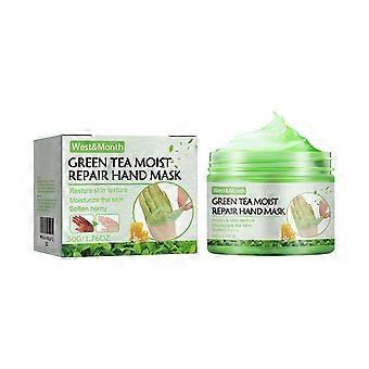 Limited time!!West&Month Green Tea Hand Mask Hydrates, Moisturizes, Rejuvenates The Skin, Removes Dead Skin, Prevents Dryness And Cracking, And Tighte