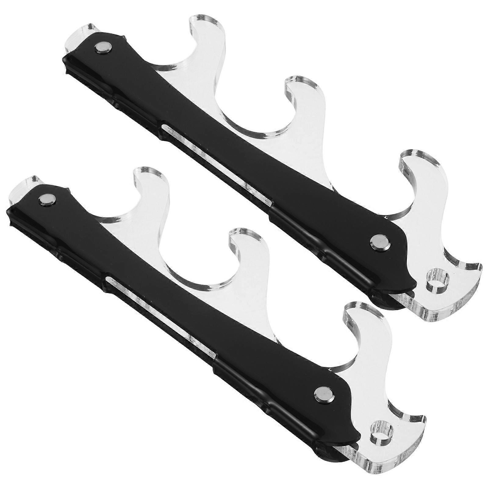 Sword Holder Stand 1Pair Wall-Mounted Sword Display Rack for Storage Use