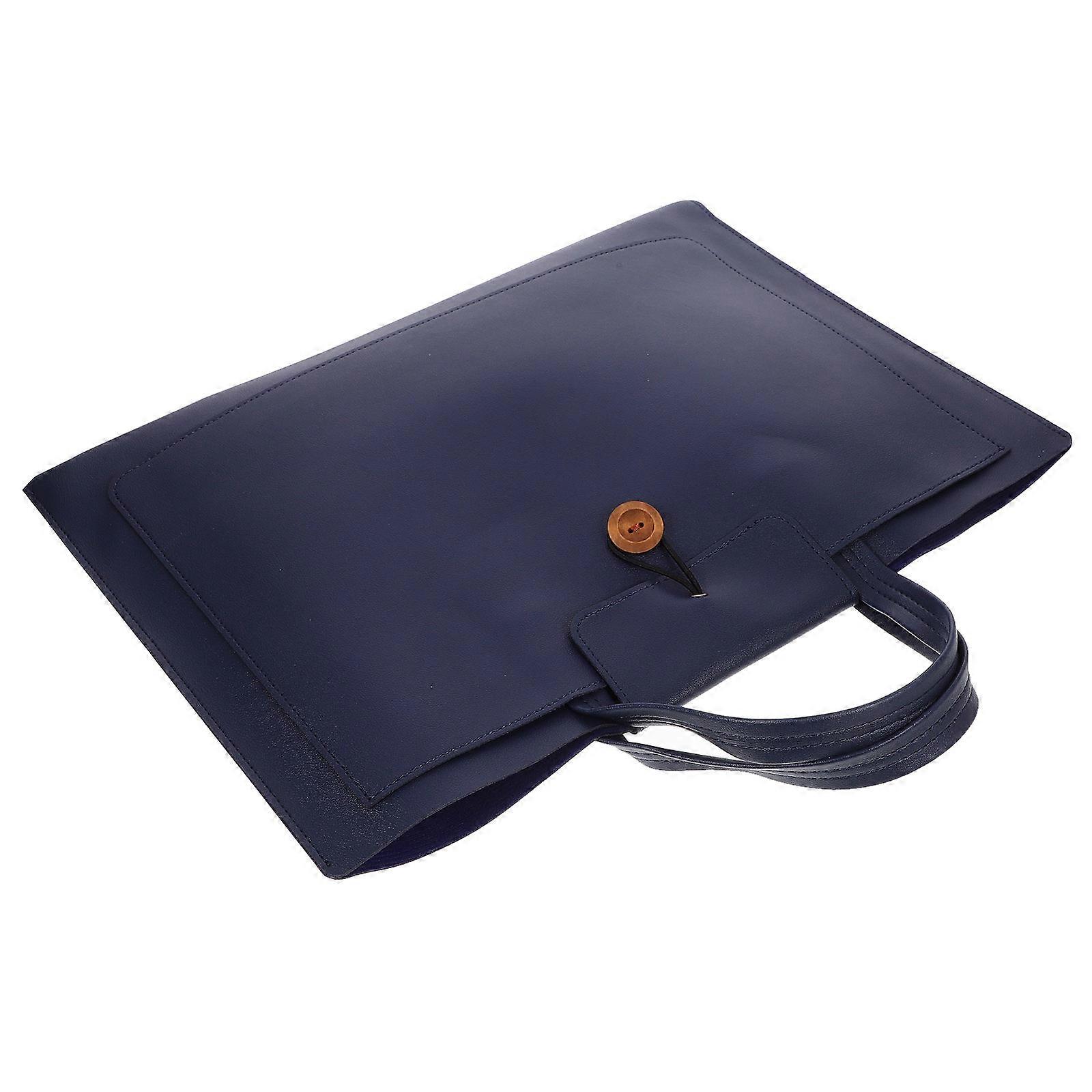 Multi-Function Laptop Carrying Bag Laptop Pouch for Storage 4Pcs Navy