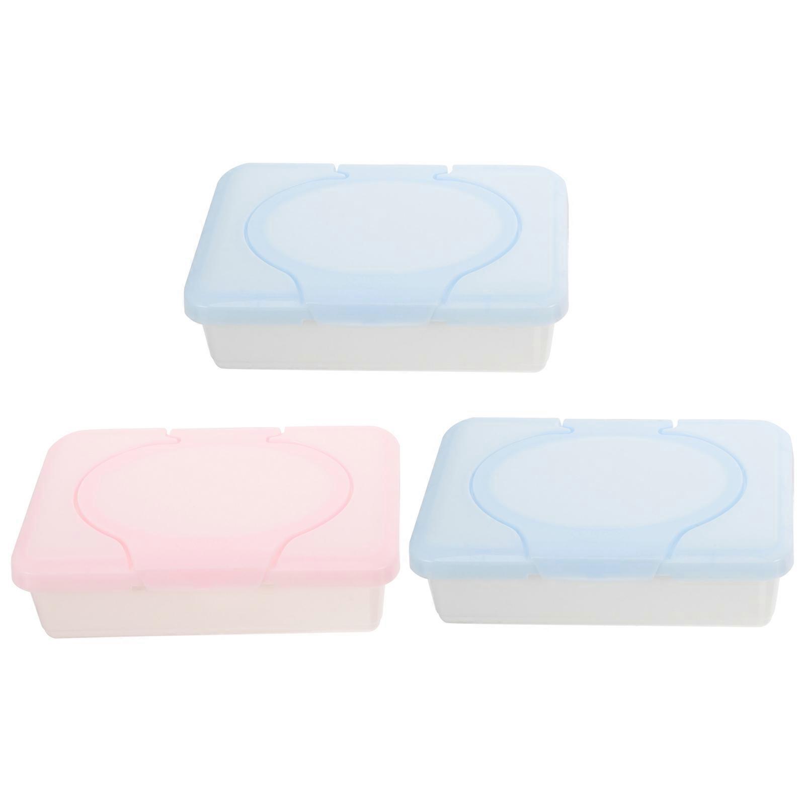 Wipe Dispenser Wipe Holder for Storage Use 6Pcs Assorted Color Plastic