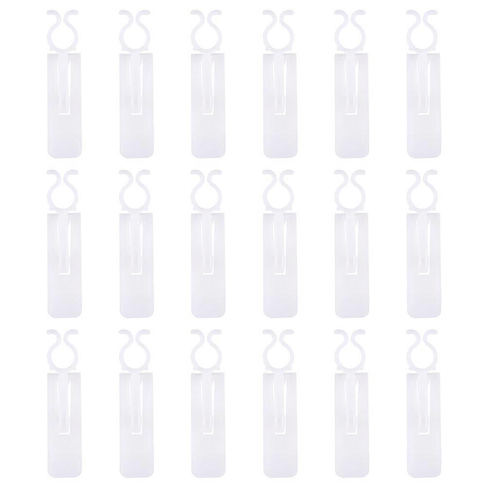 Christmas Light Clips White Plastic Set for Gutter Hanging 1Set