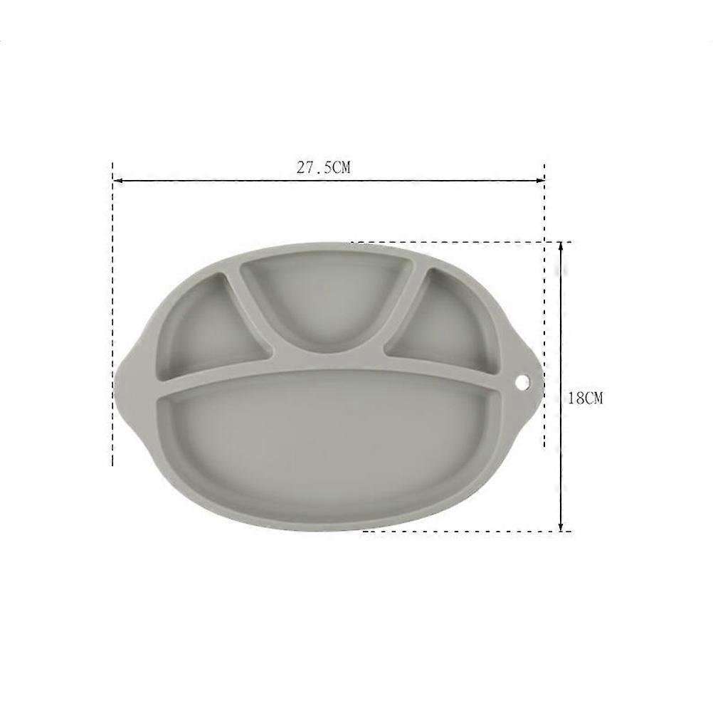 Serviertablett aus lebensmittelechtem Silikon, grau
