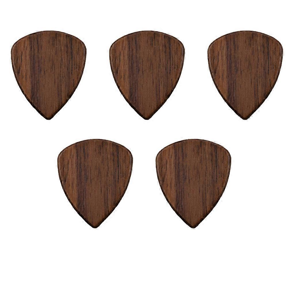 Trägitarrplektrum, Trägitarrplektrum för elgitarr, akustisk gitarr eller basgitarr, valnötsträ