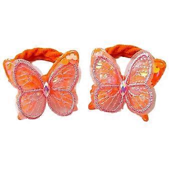 Vlinderhaarelastiekjes voor vrouwen, haarbanden, esthetische haarelastiekjes, haaraccessoires voor paardenstaarten.