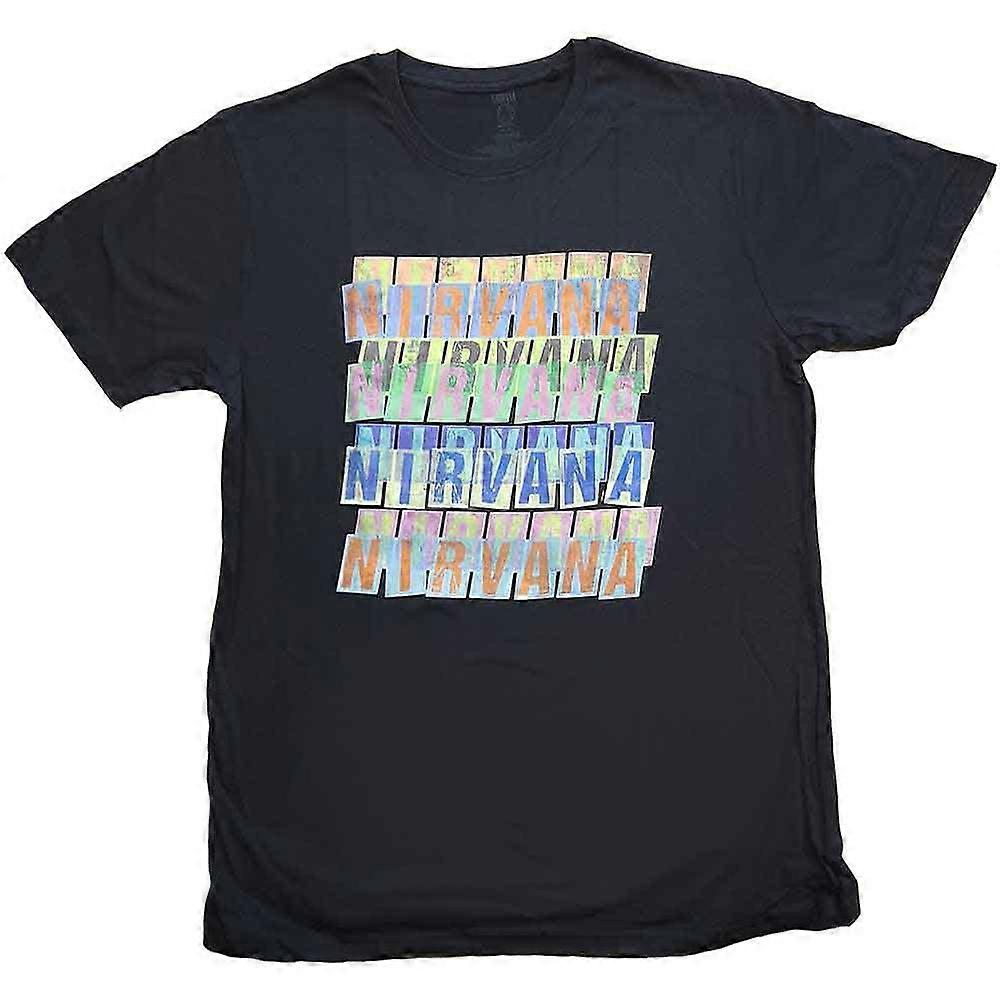 Nirvana Band Logo Repeat T-shirt