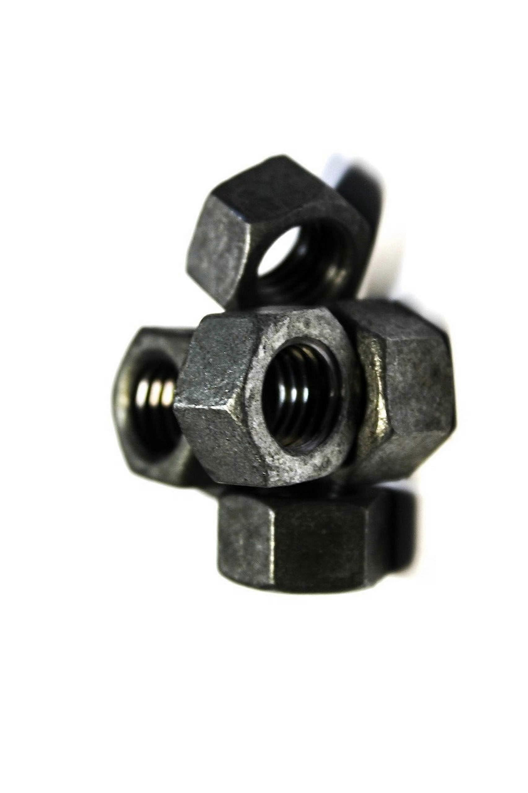 1/213 Grade 2 Hex Nuts Bulk 1000Pack Plain Finish UNC Coarse Thread for General Use