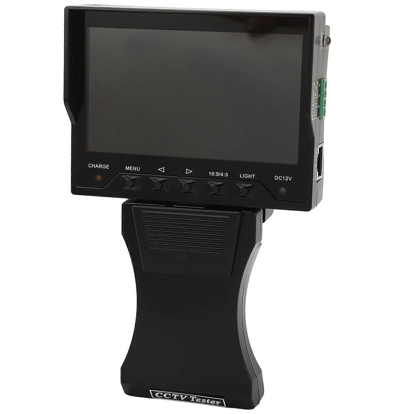 CCTV Tester 4.3 Inch LCD Display with VGA Input DC 12V Output UTP Cable Testing Tool US Plug