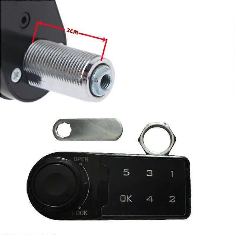1 Set Touch Keypad Password Key Access Lock Digital Electronic Security Cabinet Coded Locker RFID Card Key Lock