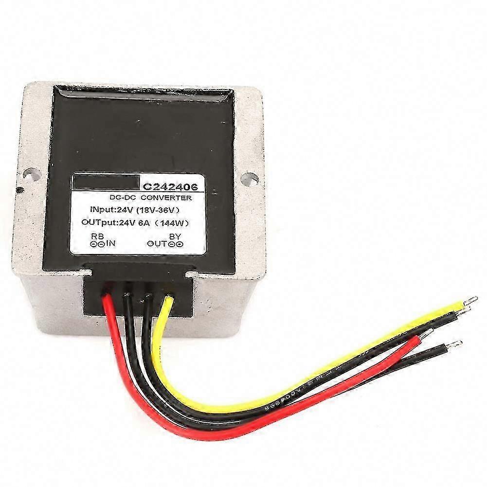 24V Auto Step Up/Down Voltage Regulator Module (6A), 18-36V Input