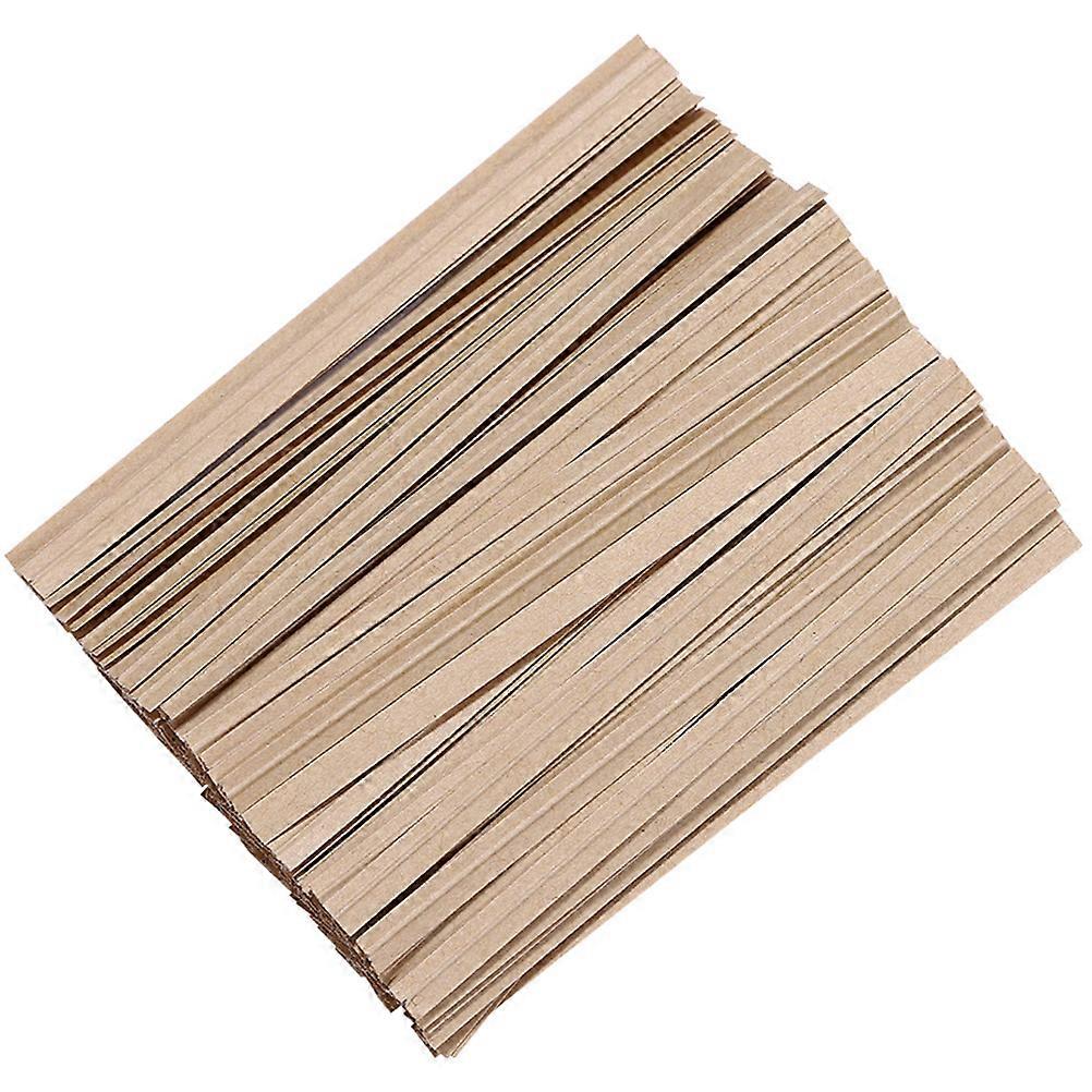 1000Pcs Convenient Bread Ties Multi-Function Party Accessory For Baking Goods Light Brown