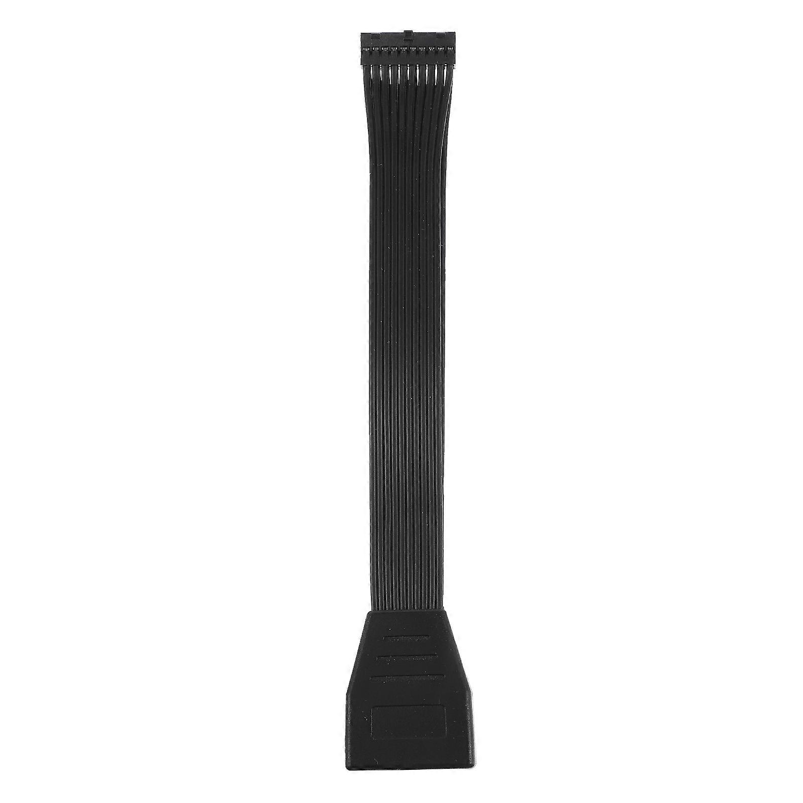 Usb3.0 Motherboard Adapter Ribbon Cable for Computer Use Black Cable