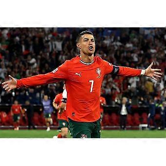 Cristiano Ronaldo Portugal Nations 2025 Champs Goal - Jigsaw Puzzle Style 249