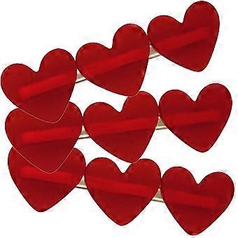 3Pcs Coeur Cheveux Barrettes Coeur Pinces À Cheveux Épingles À Cheveux Femmes Accessoires De Cheveux
