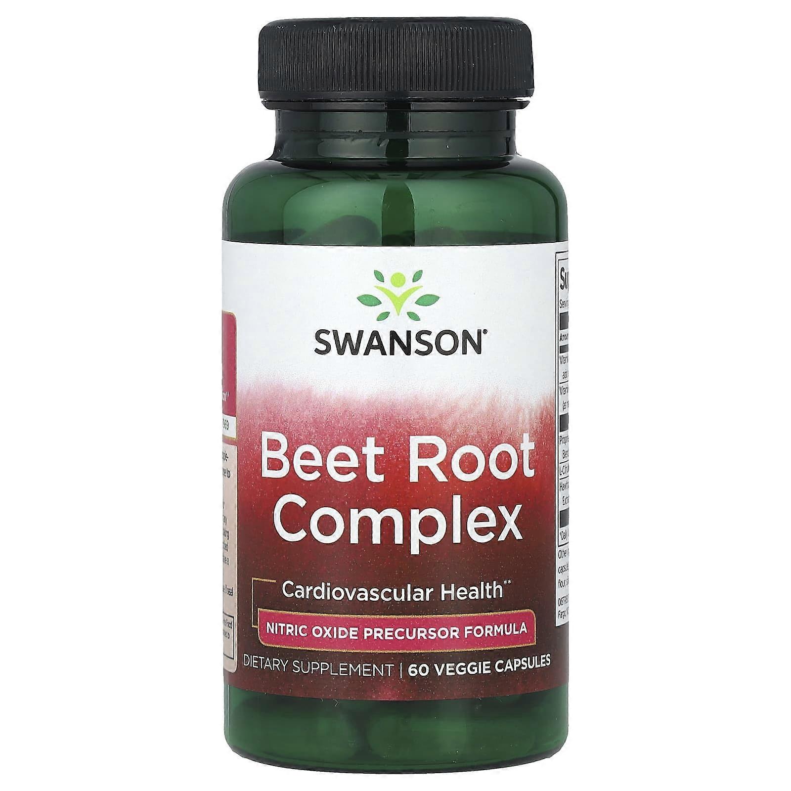 Swanson, Beet Root Complex, 60 Veggie Capsules, 2-Pack