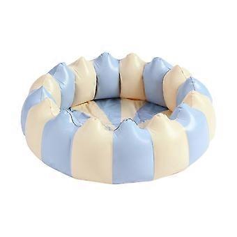 Paddling Pool for Kids, Inflatable Kids Swimming Pool PVC Nonslip Bath Tub Pool for Children Outdoor Garden Backyard Blua