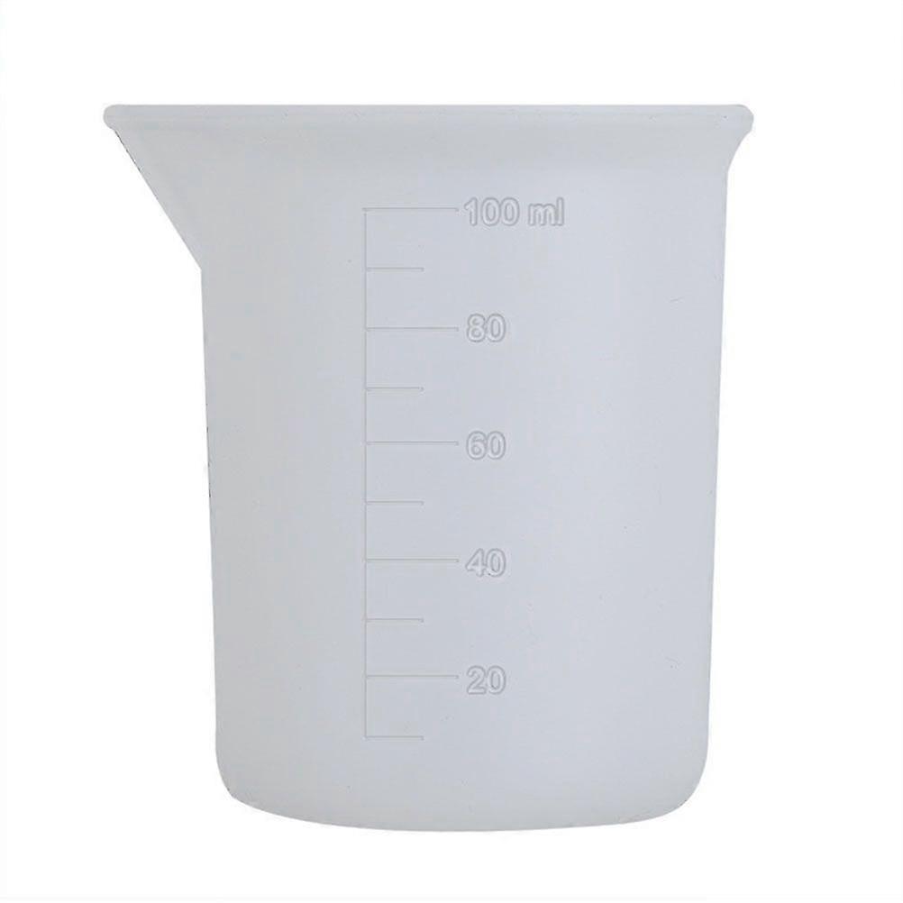 100ml Graduated Measuring Cups Transparent Plastic Measuring Tools