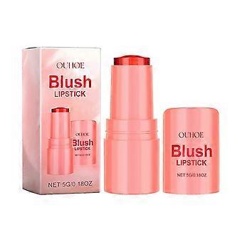 Long-Lasting Nude Lipstick & Blush Stick with Glycerin & Aloe  Hydrating, Waterproof, Easy to Apply New