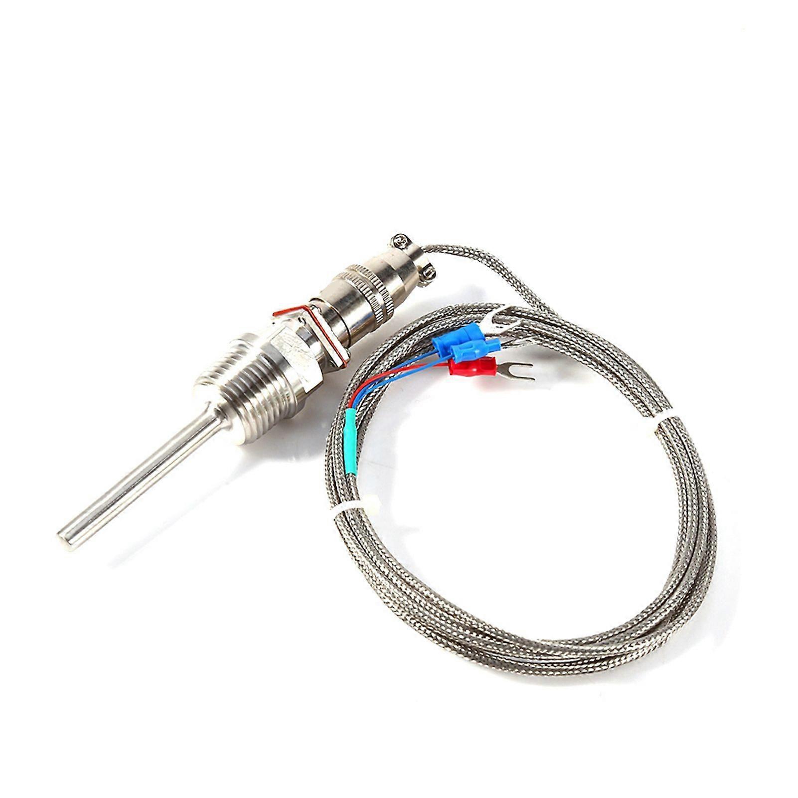 RTD PT100 Temperature Sensor 1/2" NPT Threads with 2 Meter Cable