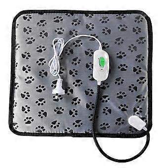 Almofada de aquecimento para animais de estimação Temperatura ajustável à prova d'água Resistente a mordidas Tapete elétrico aquecido para cães e gatos AU Plug 220V