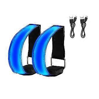 LED-Sportarmband mit hoher Sichtbarkeit und Reflektivität für sichere Aktivitäten bei Nacht. Elegantes LED-Armband.