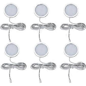 12v Led Camper Interior Roof Spot Lights With Car Dc Adapter For Rv Motorhome Boat Wardrobe 3000k Warm White 6pcs