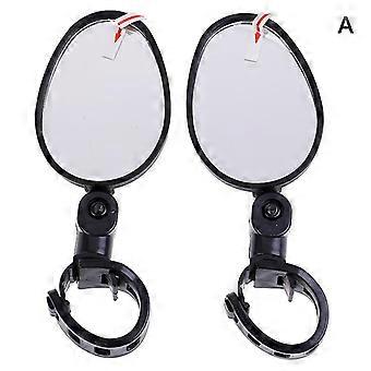 2pcs Bicycle Mirror Handlebar Rearview Mirror Wide Angle 360 Degree Rotate