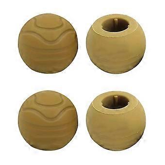 4Pcs Camping Chair Foot Protectors Furniture Feet Caps Wear Resistant Stable Non-Slip Easy to Install Chair Leg Covers