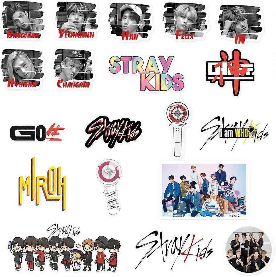 Pack De 157 Pegatinas De Stray Kids – Impermeables Y Resistentes, Diseños Kawaii, Ideales Para Portátiles, Botellas, Mochilas Y Tablas De Skate