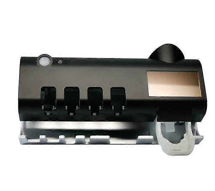 Wall Mounted Toothbrush Holder, Uv Toothbrush Sterilizer With Automaticblack