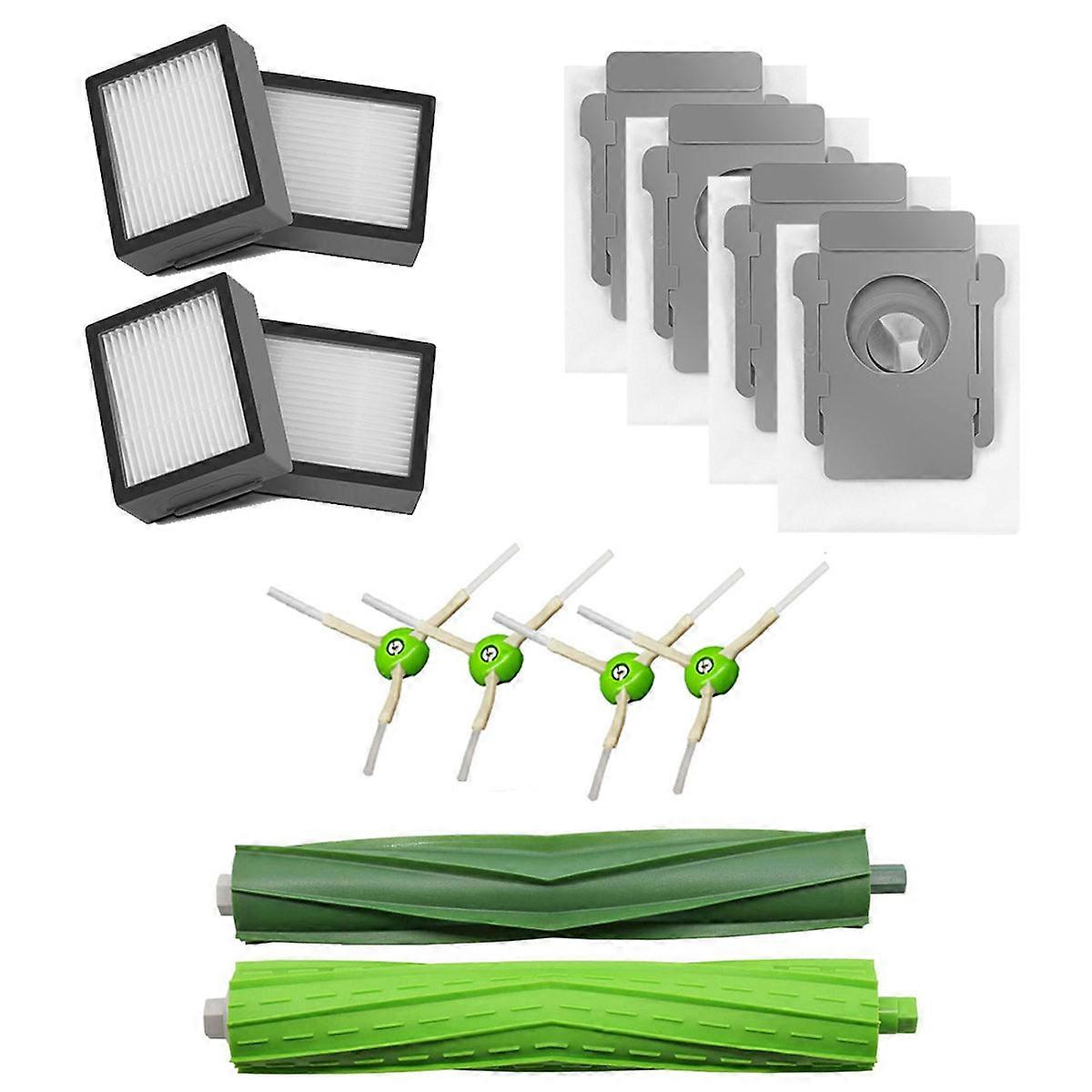 Replacement Accessory Bundle Set for iRobot Roomba i7+ Side Brush Filter Dust Bag