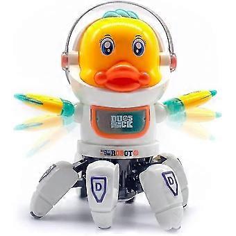 Music Interactive Duck Toy Electric Toy With Light And Sound, Dancing Robot With Space Elements Designed For Babies, Babies, Kids (octopus Sha