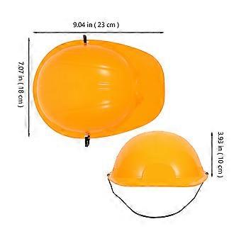5pcs Simulation Konstruktion Hüte Kinder Kunststoff Hüte Konstruktion Party Supplies