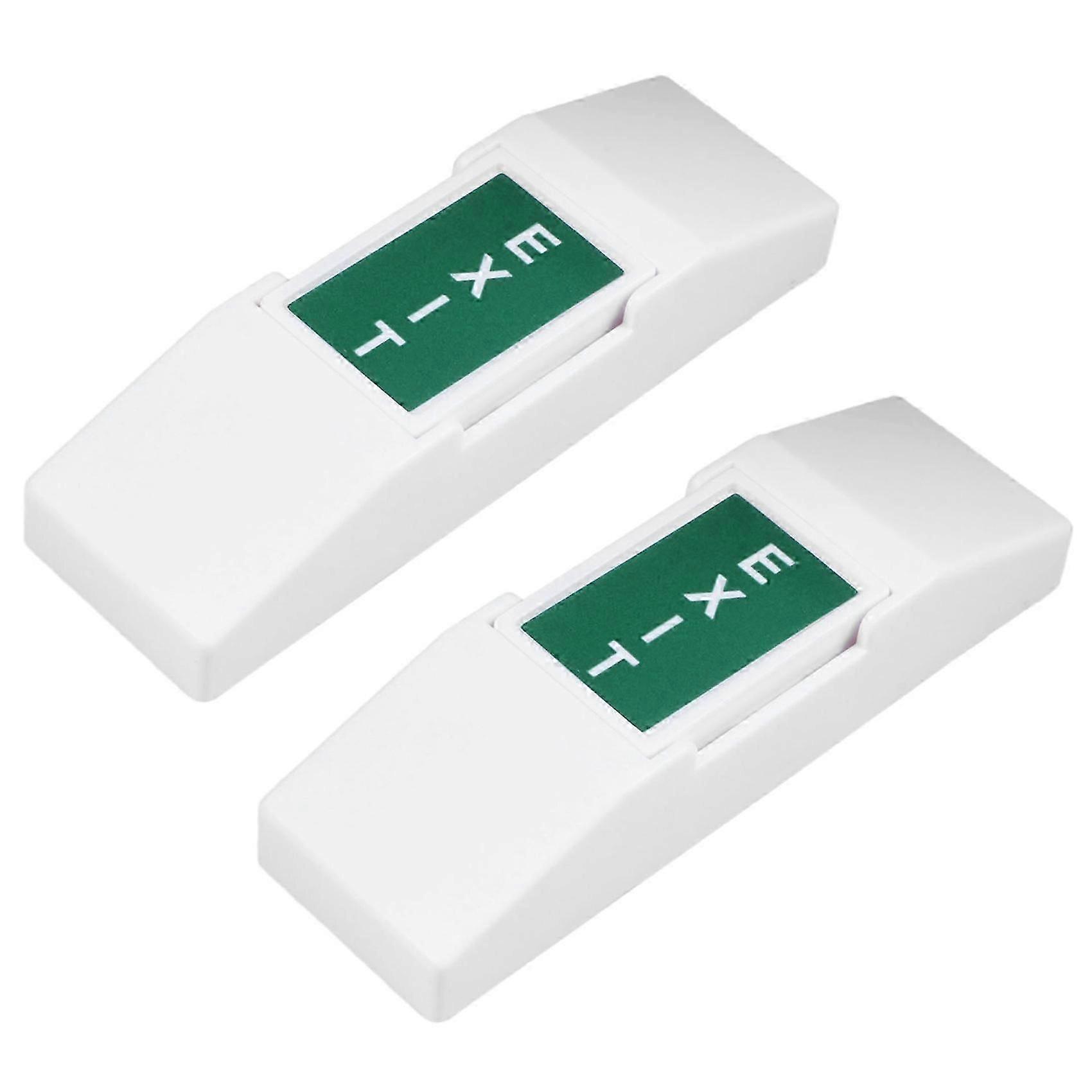 2X Electric Door Emergency Exit Closed Momentary Push Button Switch
