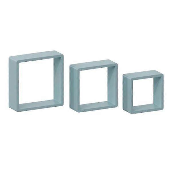 Rounded Square Shelves 3 Pack Aqua