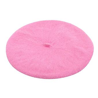 Fashion Baby Beret Hat for Girls Wool Vintage Children Beanies Cap Kids Painter Hats Toddler Candy Colour Hair Accessories