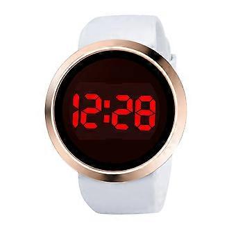 Fashion Watch Alloy Wristbands for Time Keeping 2Pcs Men and Women LED Watch