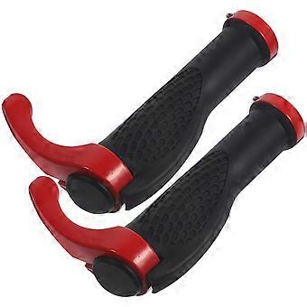 Red Ox Horn Handlebar Grips for Anti-Slip Use One Pair Mountain Bike