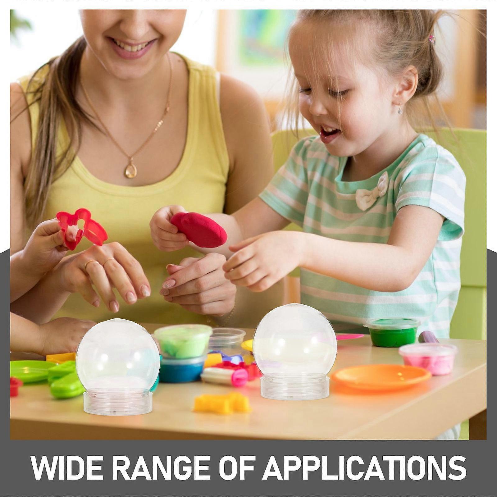 Transparent Plastic Candy Containers Globe for Storage Use 10Pcs